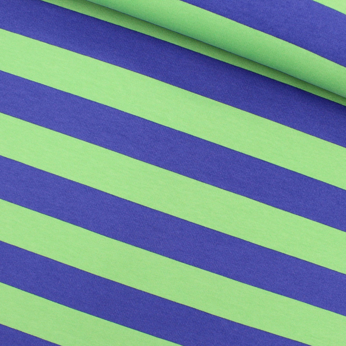 Sweatstoff Bunte Streifen