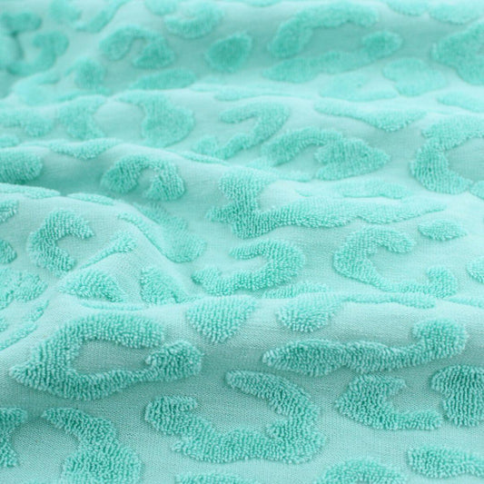 Baumwoll Jacquard Leopard - Stofftime
