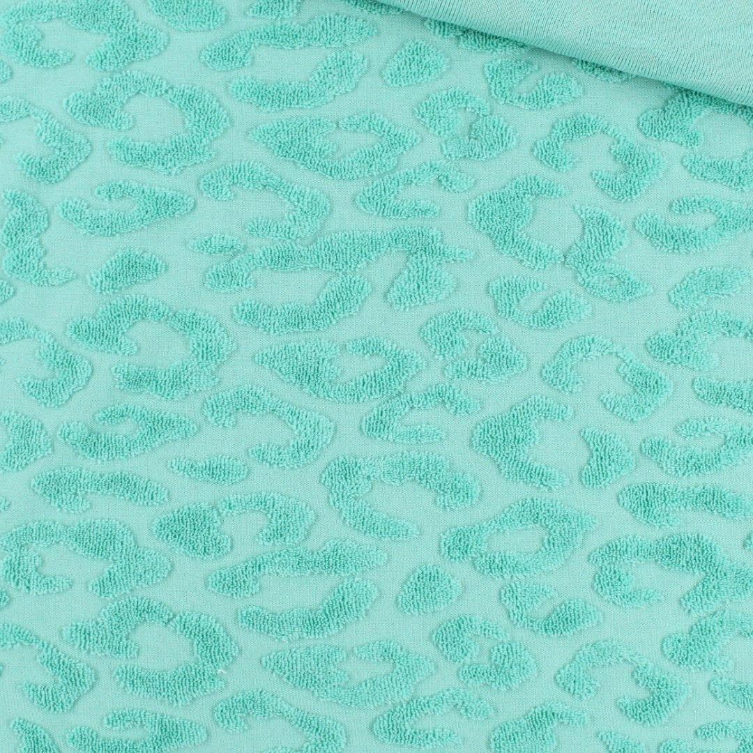 Baumwoll Jacquard Leopard - Stofftime
