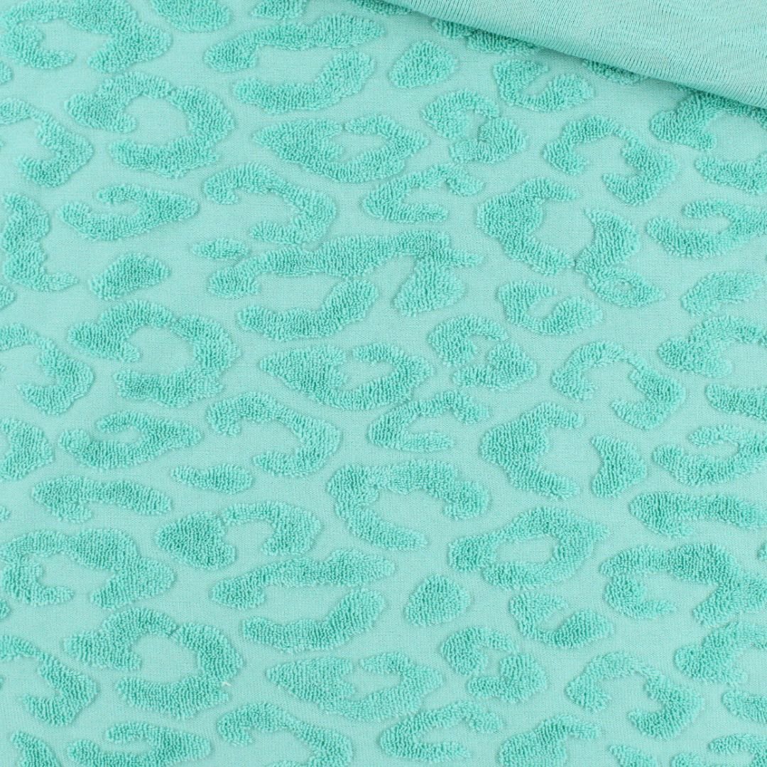 Baumwoll Jacquard Leopard - Stofftime