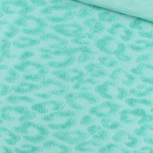 Baumwoll Jacquard Leopard - Stofftime