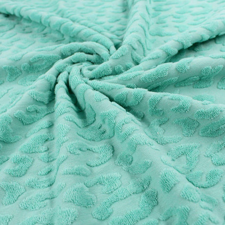 Baumwoll Jacquard Leopard - Stofftime