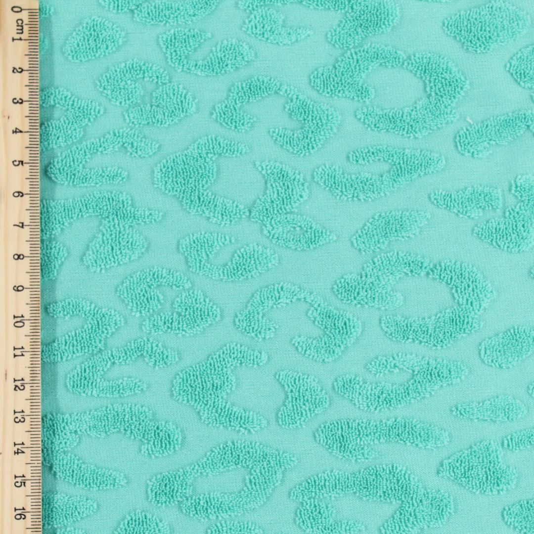 Baumwoll Jacquard Leopard - Stofftime