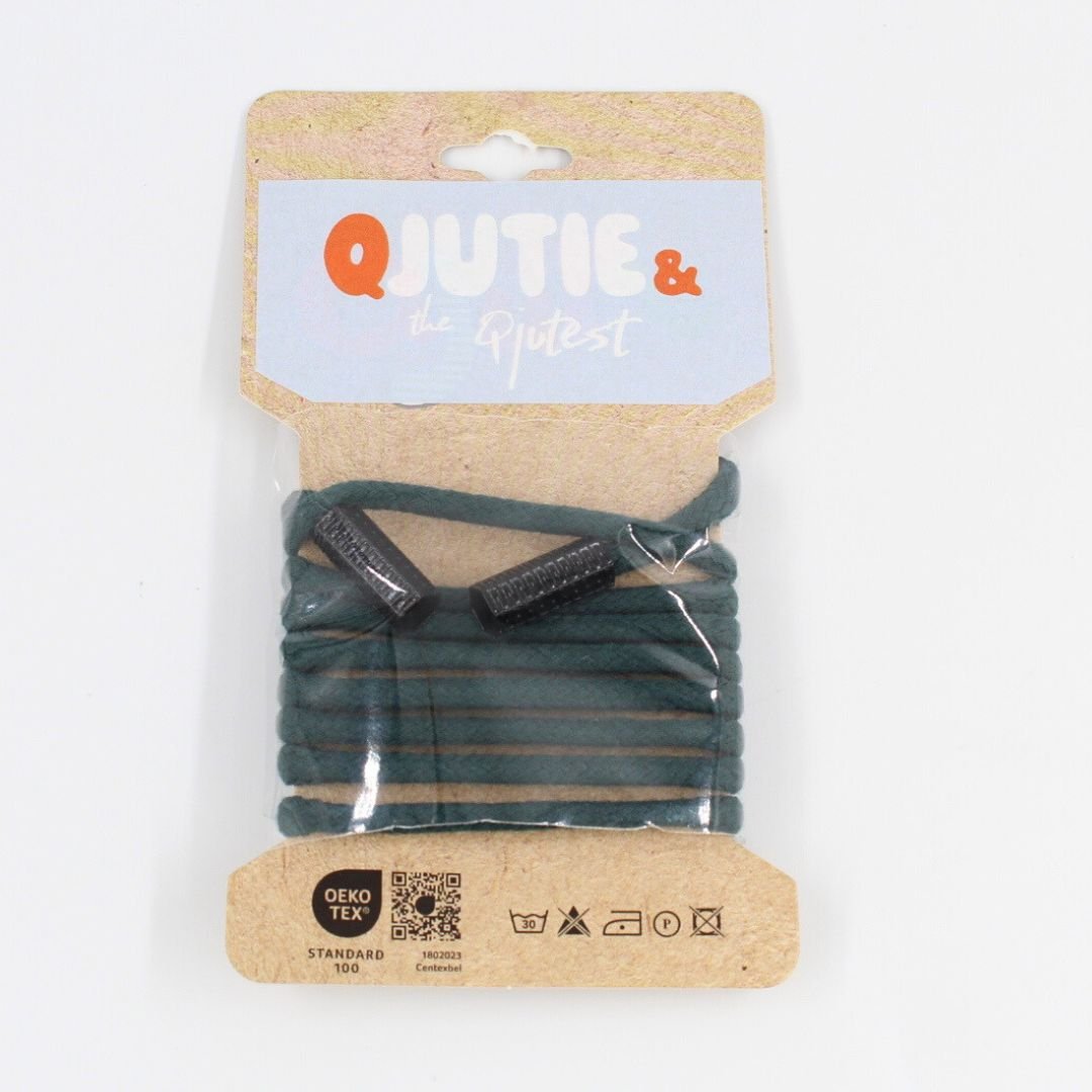 Baumwollkordel mit Endstücken | 5 mm - Stofftime