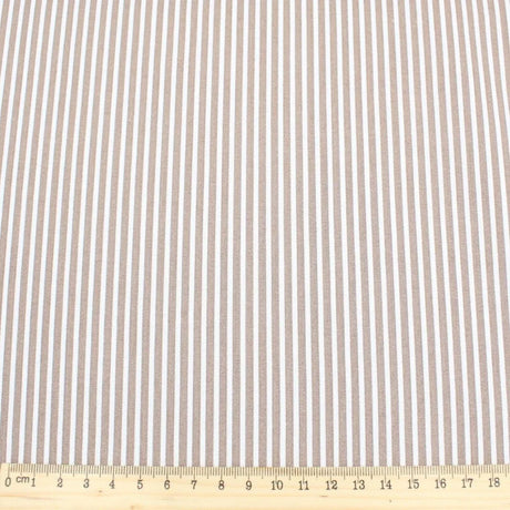 Baumwollpopeline mit Streifen - Stofftime