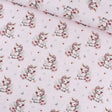 Baumwollstoff Einhörner | Rosa - Stofftime