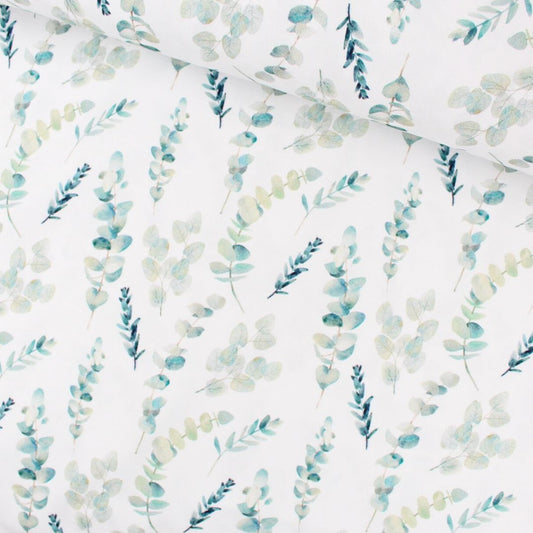 Baumwollstoff Eukalyptus - Stofftime