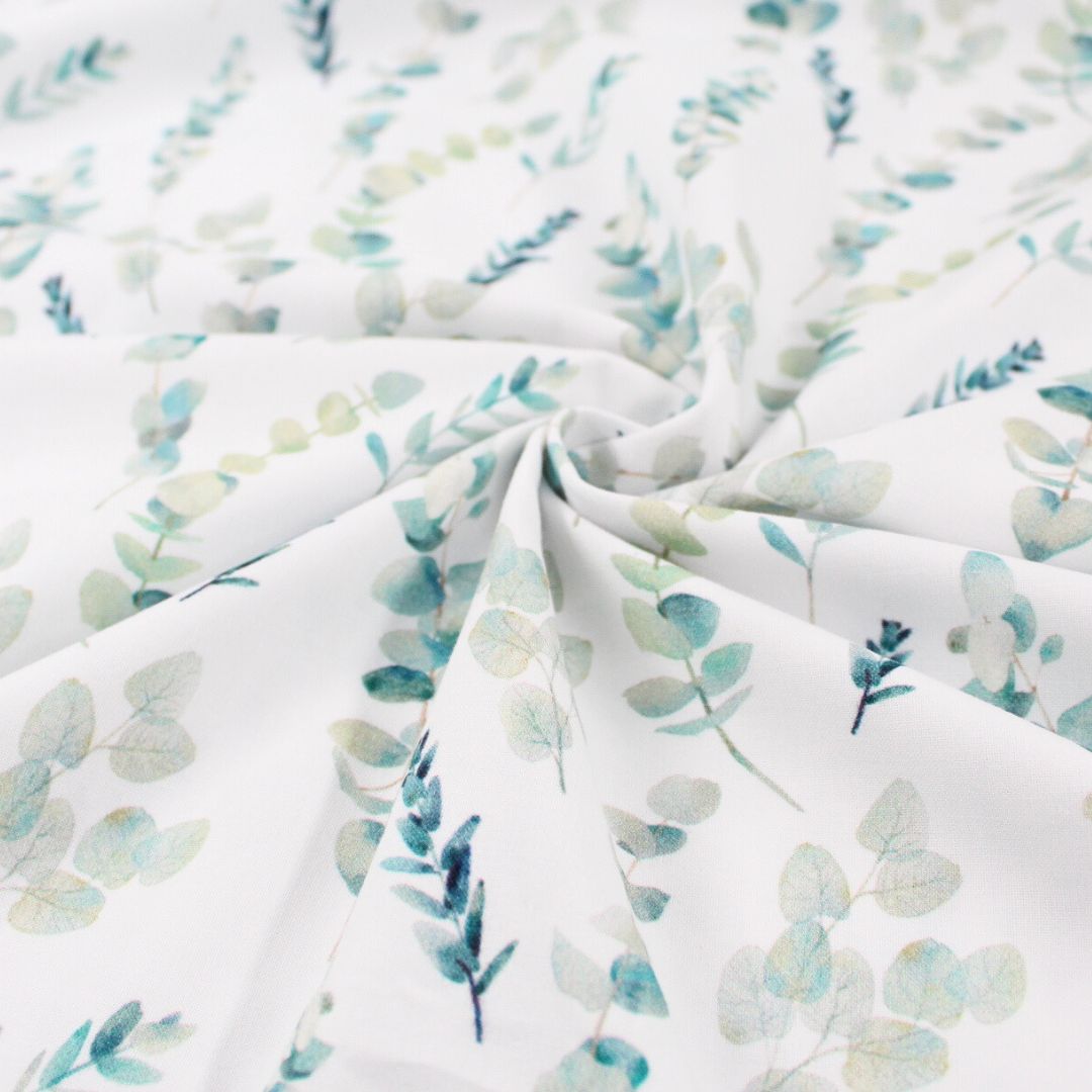 Baumwollstoff Eukalyptus - Stofftime