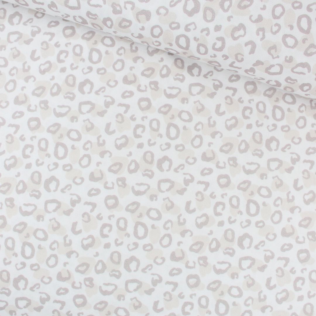Baumwollstoff Leopardenmuster - Stofftime