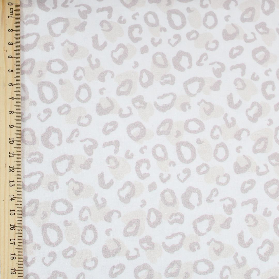 Baumwollstoff Leopardenmuster - Stofftime