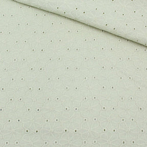 Baumwollstoff mit Stickerei - Stofftime