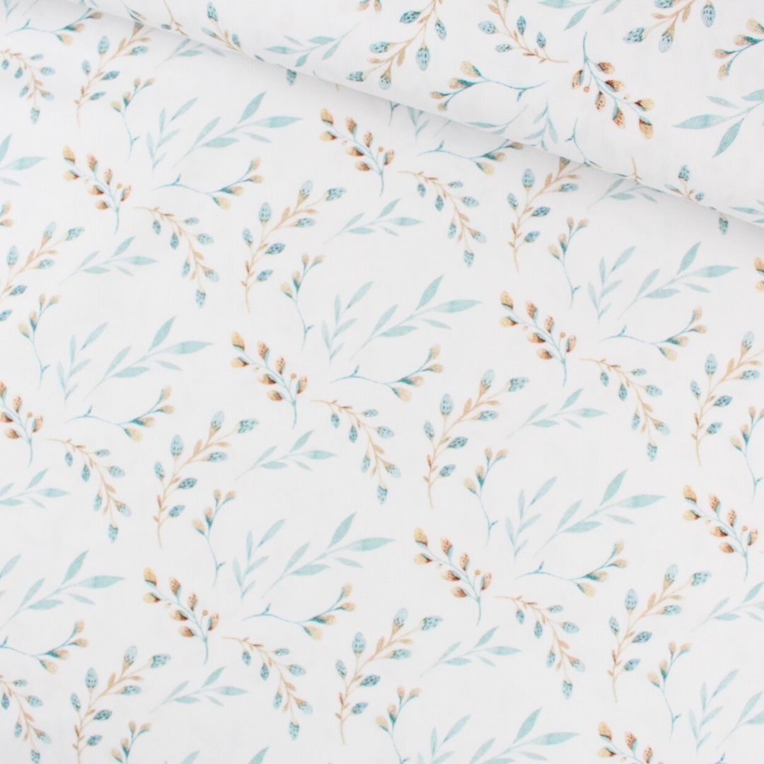 Baumwollstoff Weidenzweige - Stofftime