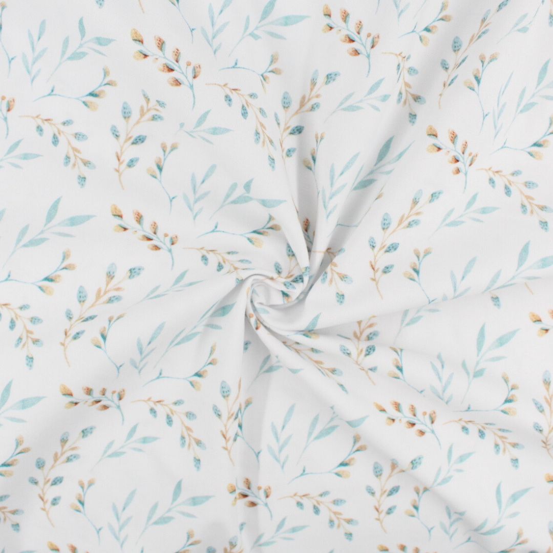 Baumwollstoff Weidenzweige - Stofftime