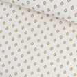 BIO Musselin Stoff Boho Rauten | Natur - Stofftime