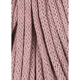 Bobbiny Baumwollkordel 5 mm, 100 Meter in Mauve | Nahaufnahme