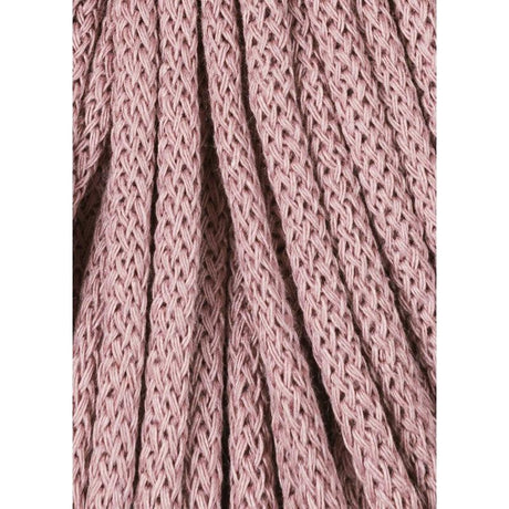 Bobbiny Baumwollkordel 5 mm, 100 Meter in Mauve | Nahaufnahme