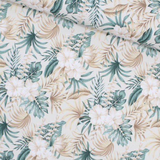 Canvas - Dekostoff Hibiskus - Stofftime