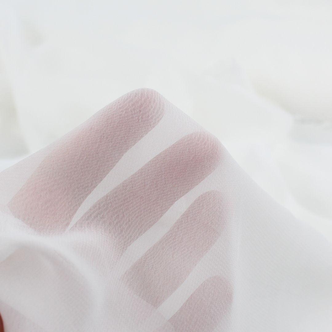 Chiffon uni | Ecru - Stofftime