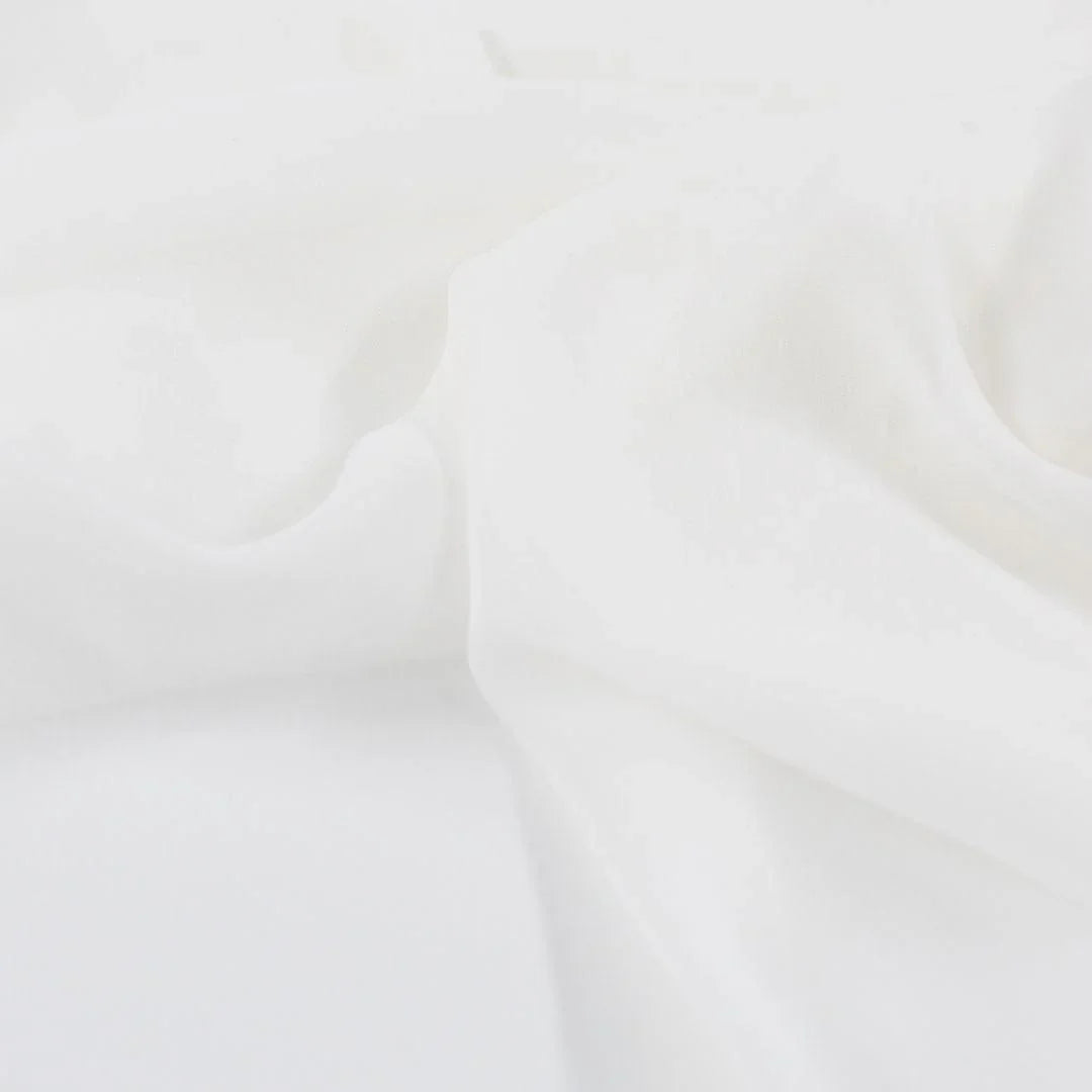 Chiffon uni | Ecru - Stofftime