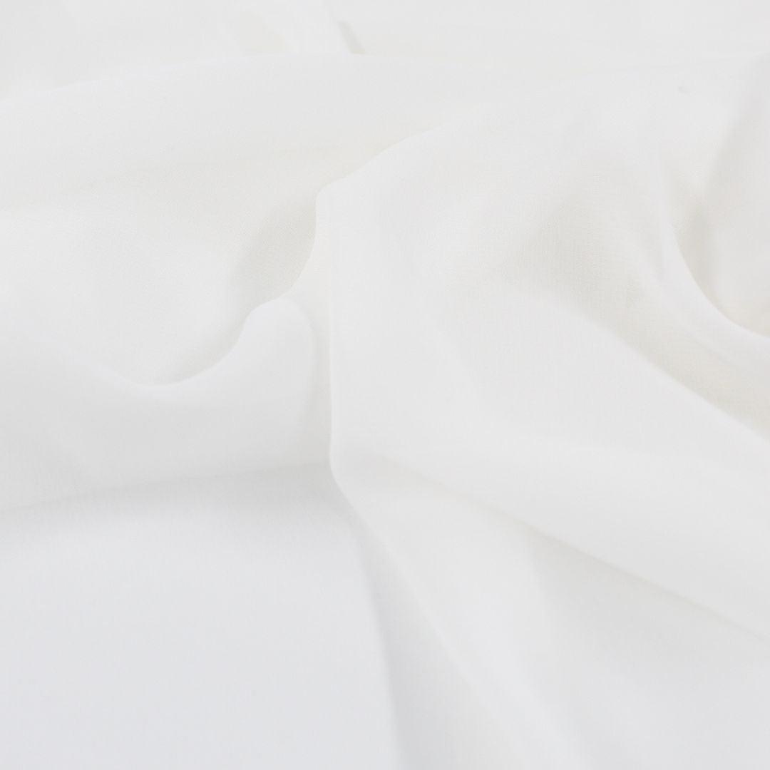 Chiffon uni | Ecru - Stofftime
