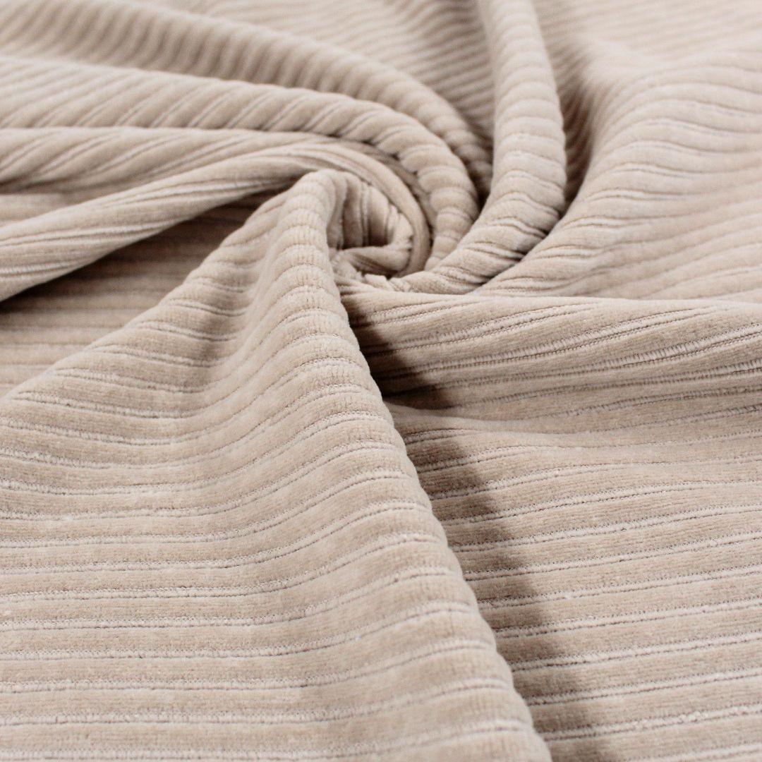 Cordjersey Breit | Querrippen - Stofftime