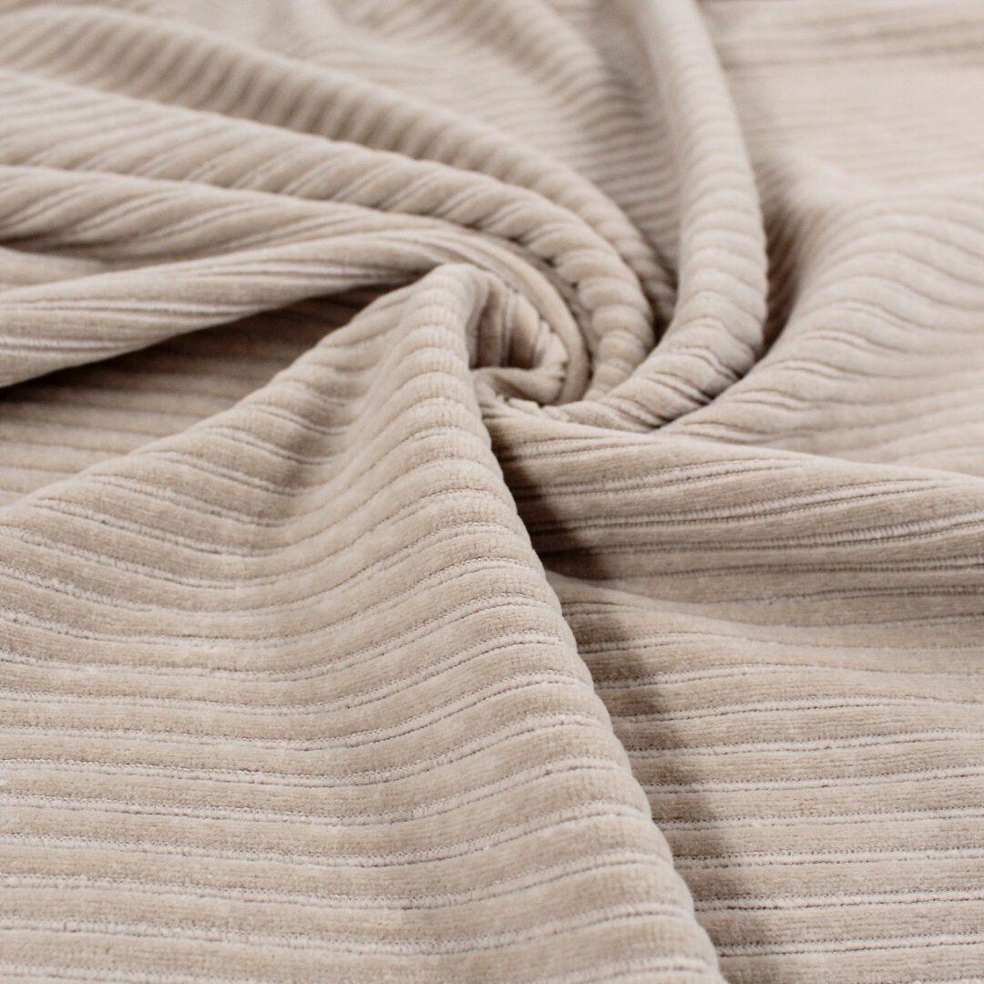 Cordjersey Breit | Querrippen - Stofftime