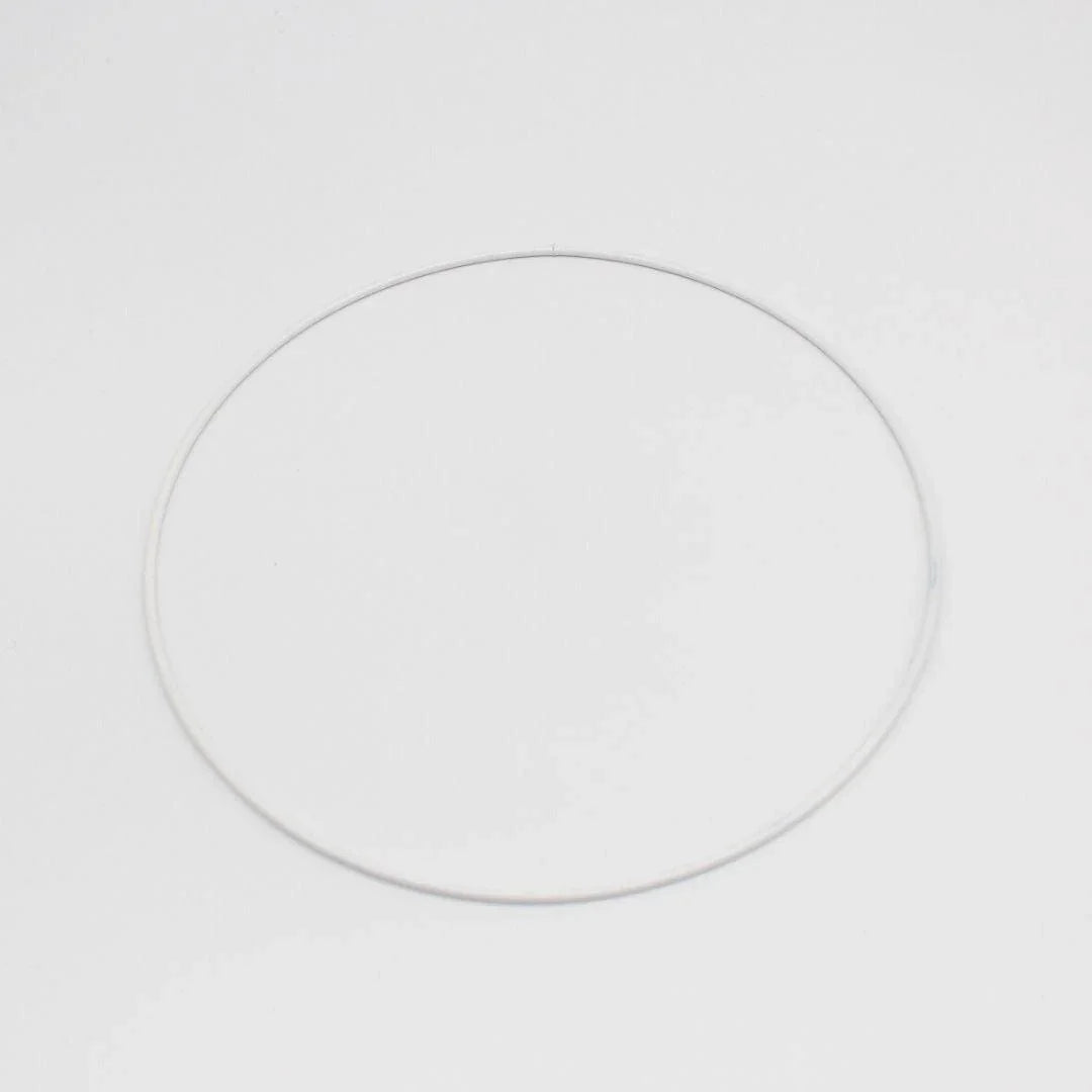 Drahtring weiß | 20 cm - Stofftime