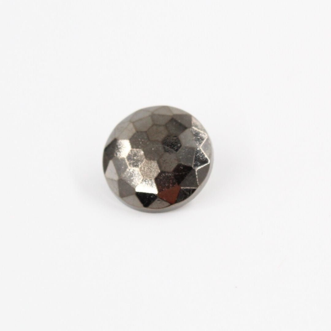 Facettierter Kunststoffknopf | 20 mm - Stofftime