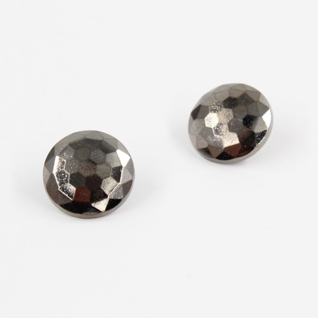 Facettierter Kunststoffknopf | 20 mm - Stofftime
