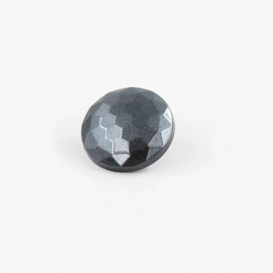 Facettierter Kunststoffknopf | 20 mm - Stofftime