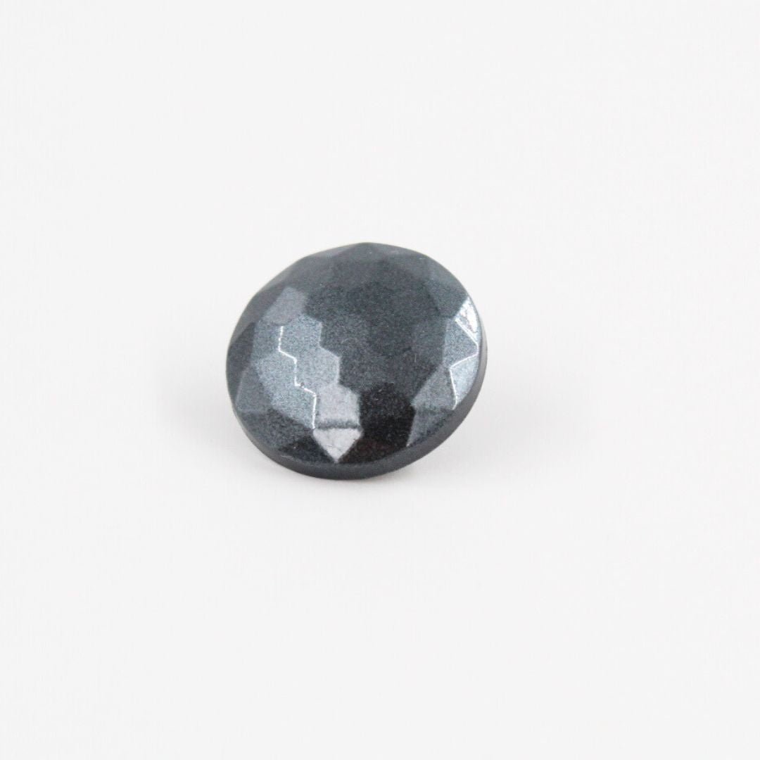 Facettierter Kunststoffknopf | 20 mm - Stofftime