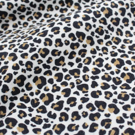 Feincord Leopardenmuster - Stofftime