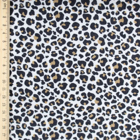 Feincord Leopardenmuster - Stofftime