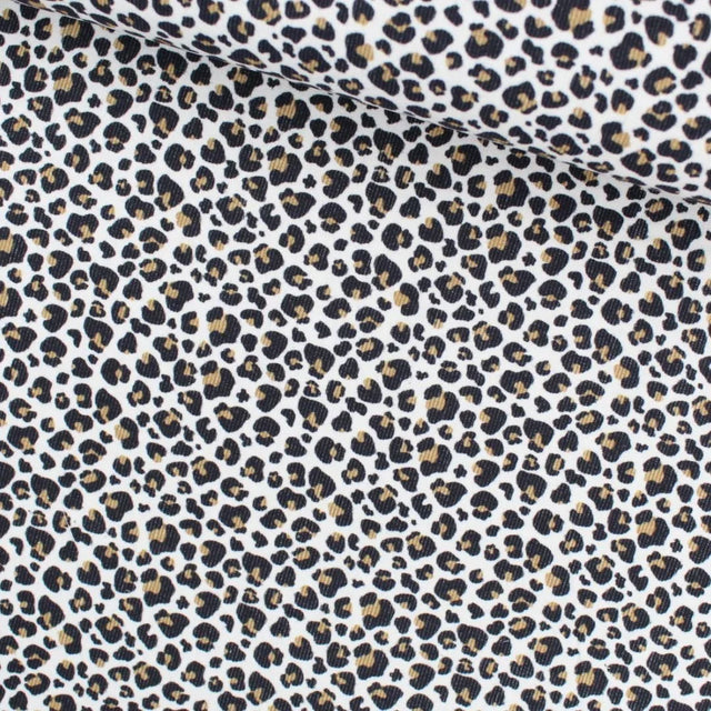Feincord Leopardenmuster - Stofftime