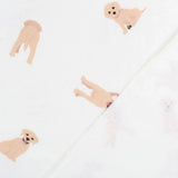 Flanell - Hunde - Muster | Ecru - Stofftime