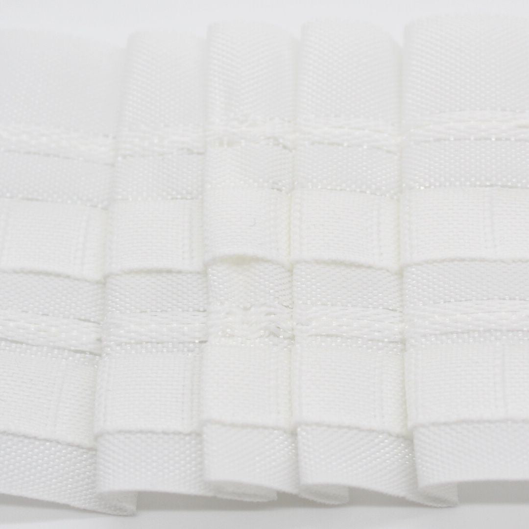 Gardinen Faltenband 70mm Weiß | ab 1 Meter - Stofftime