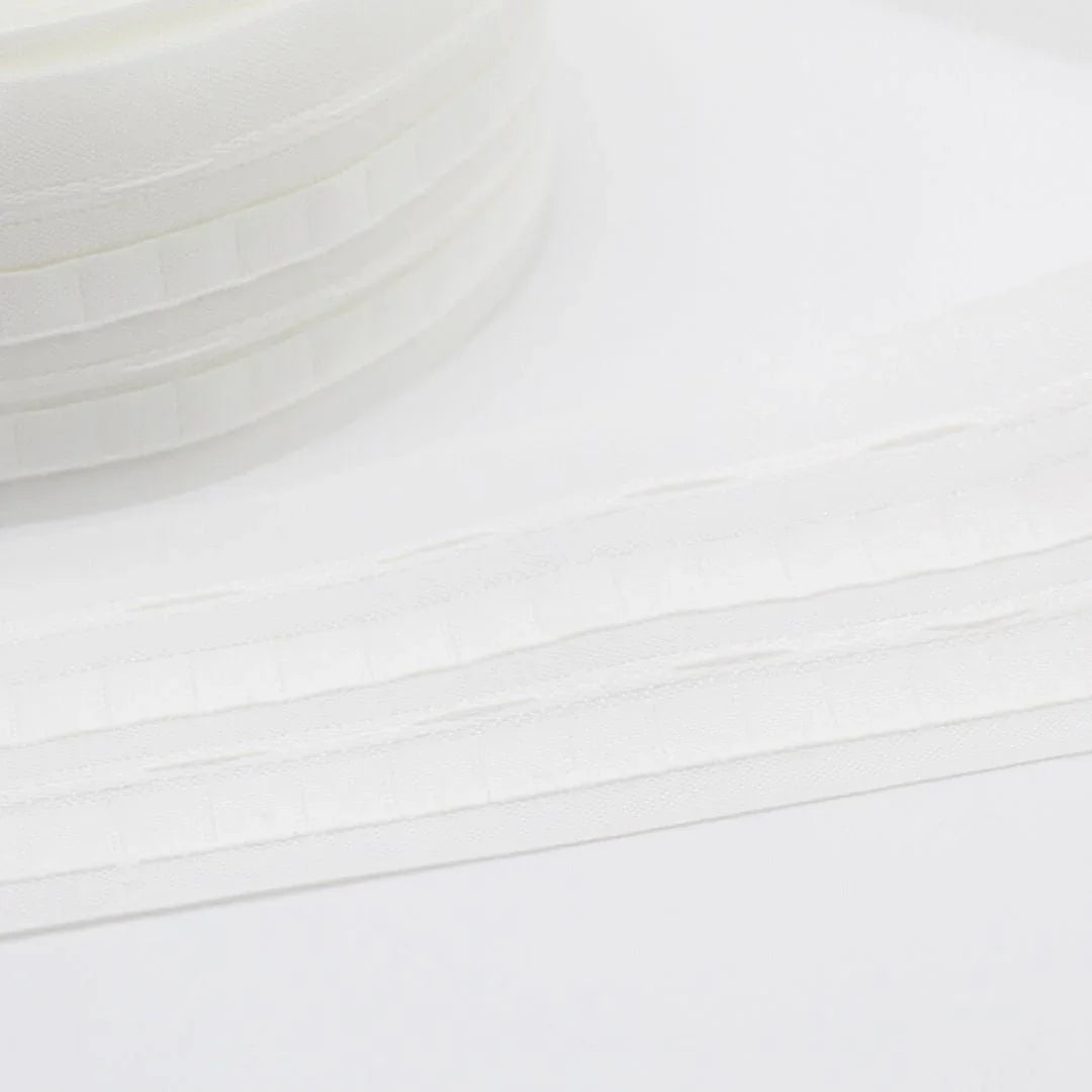 Gardinen Faltenband 70mm Weiß | ab 1 Meter - Stofftime