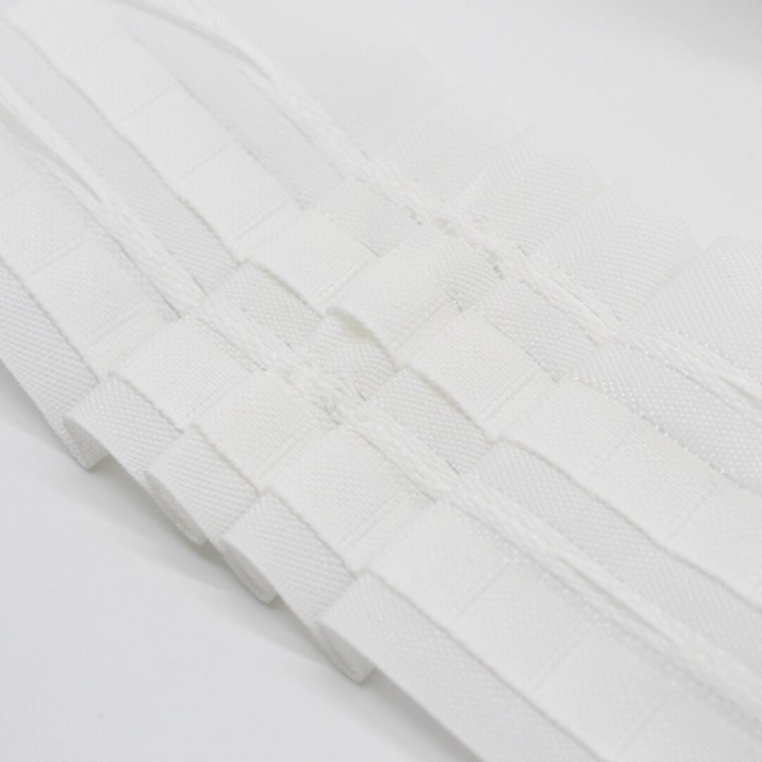 Gardinen Faltenband 70mm Weiß | ab 1 Meter - Stofftime