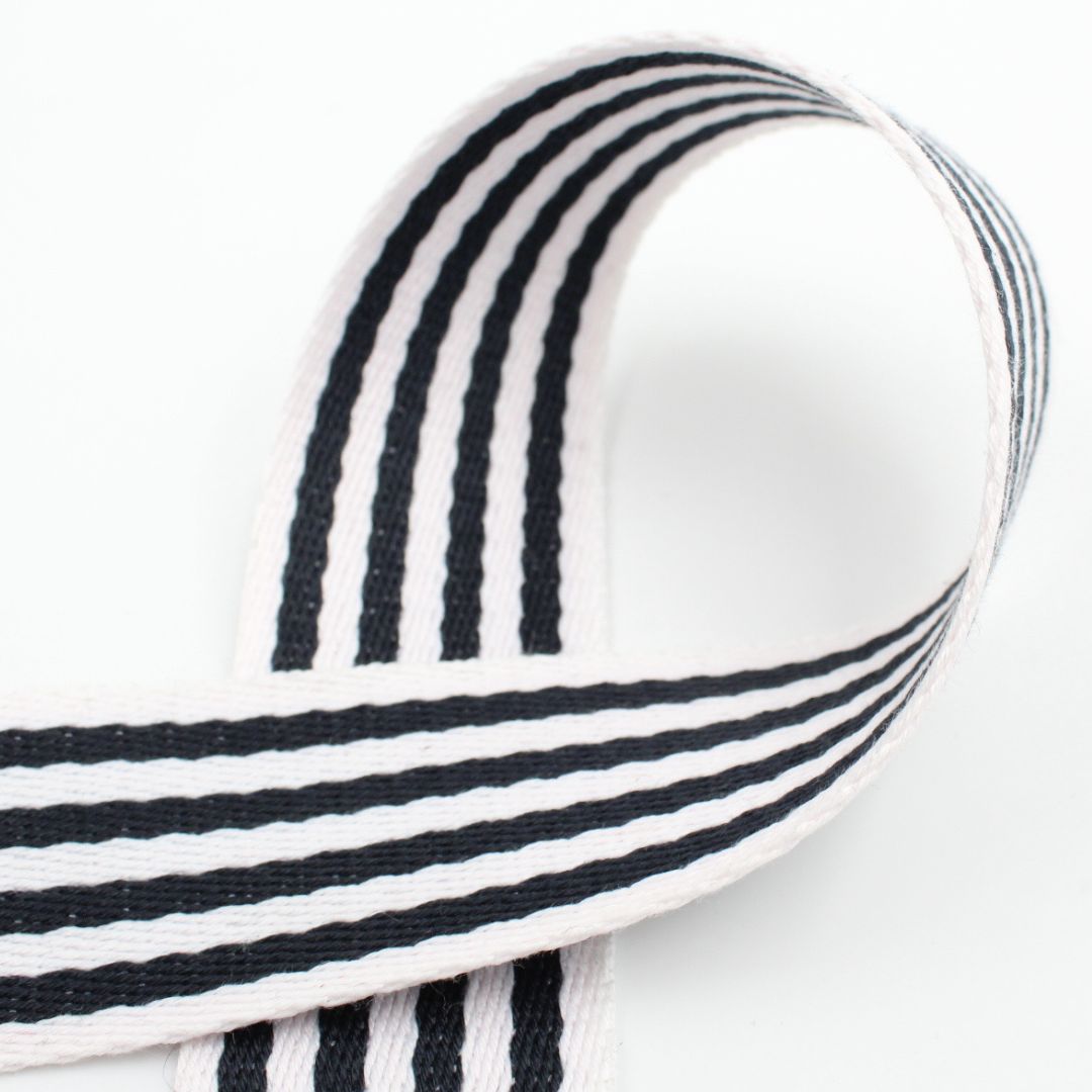 Gestreiftes Gurtband 40 mm - Stofftime