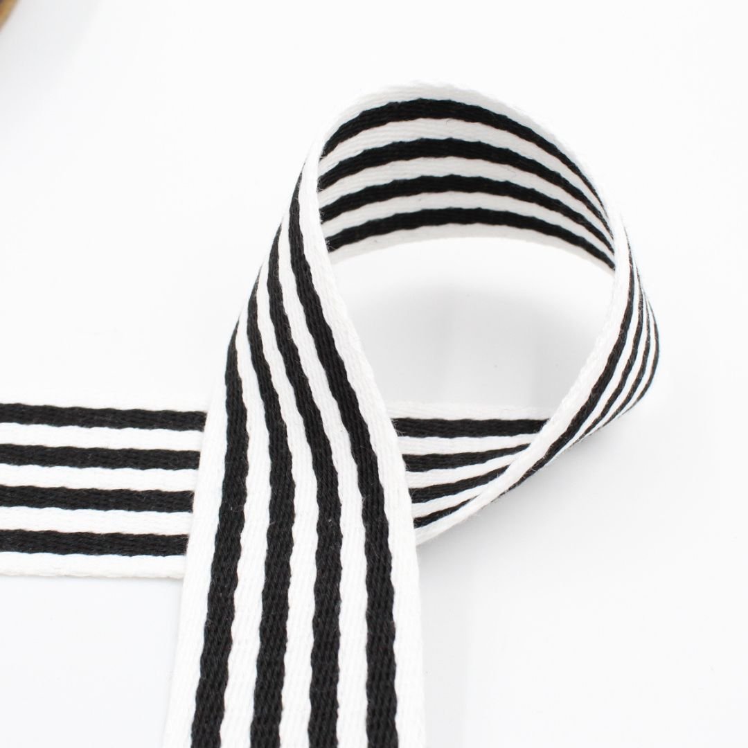 Gestreiftes Gurtband 40 mm - Stofftime