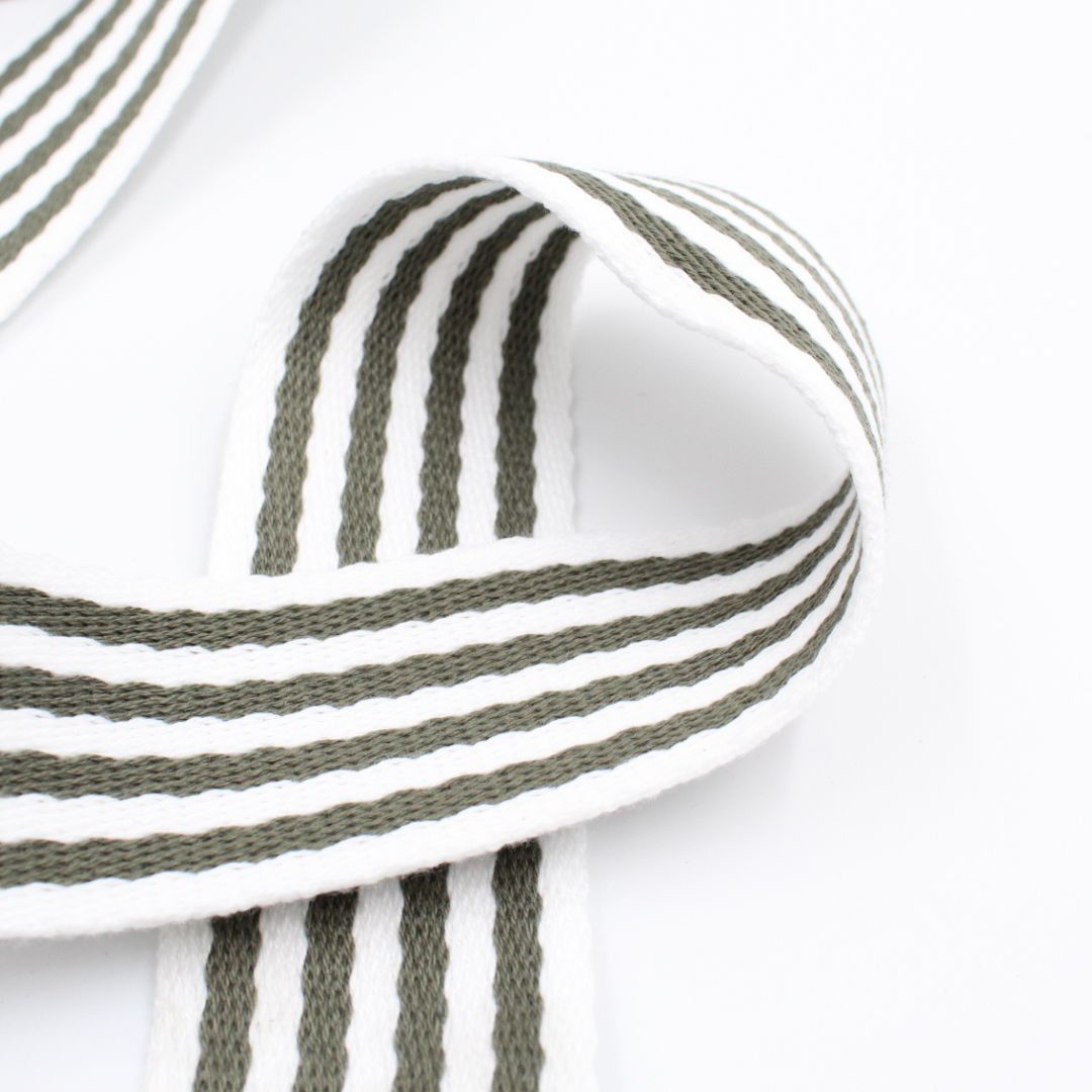 Gestreiftes Gurtband 40 mm - Stofftime