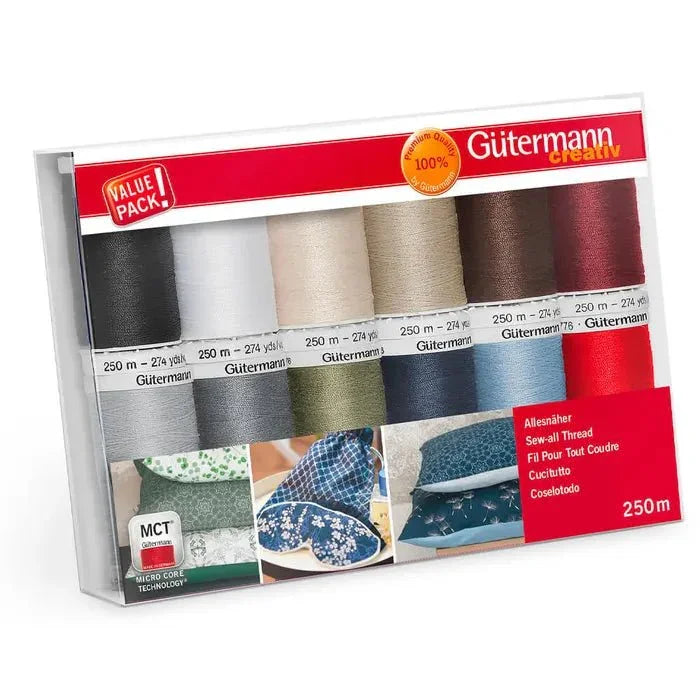 Gütermann Allesnäher - Set 12x250m - Stofftime