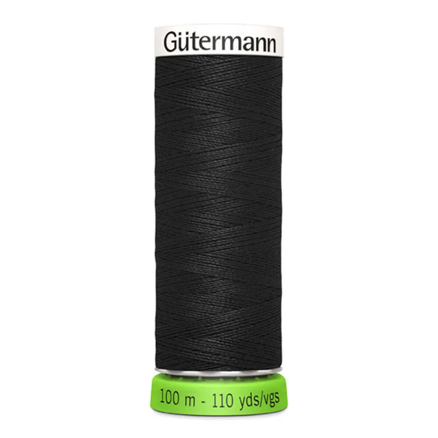 Gütermann Allesnähgarn rPET 100m - Nr. 000 | Schwarz - Stofftime