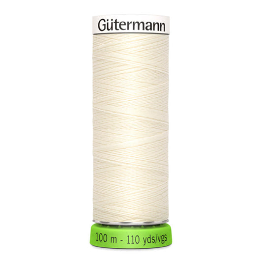 Gütermann Allesnähgarn rPET 100m - Nr. 1 | Ecru - Stofftime