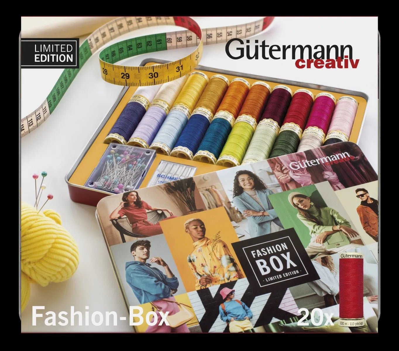 Gütermann Fashion - Box Allesnäher | 20x100m - Stofftime