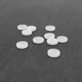 Hemdknöpfe 10 mm – Set 10 Stück | Weiß - Stofftime