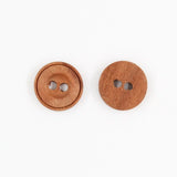 Holzknopf 2 Löcher | 22 mm - Stofftime