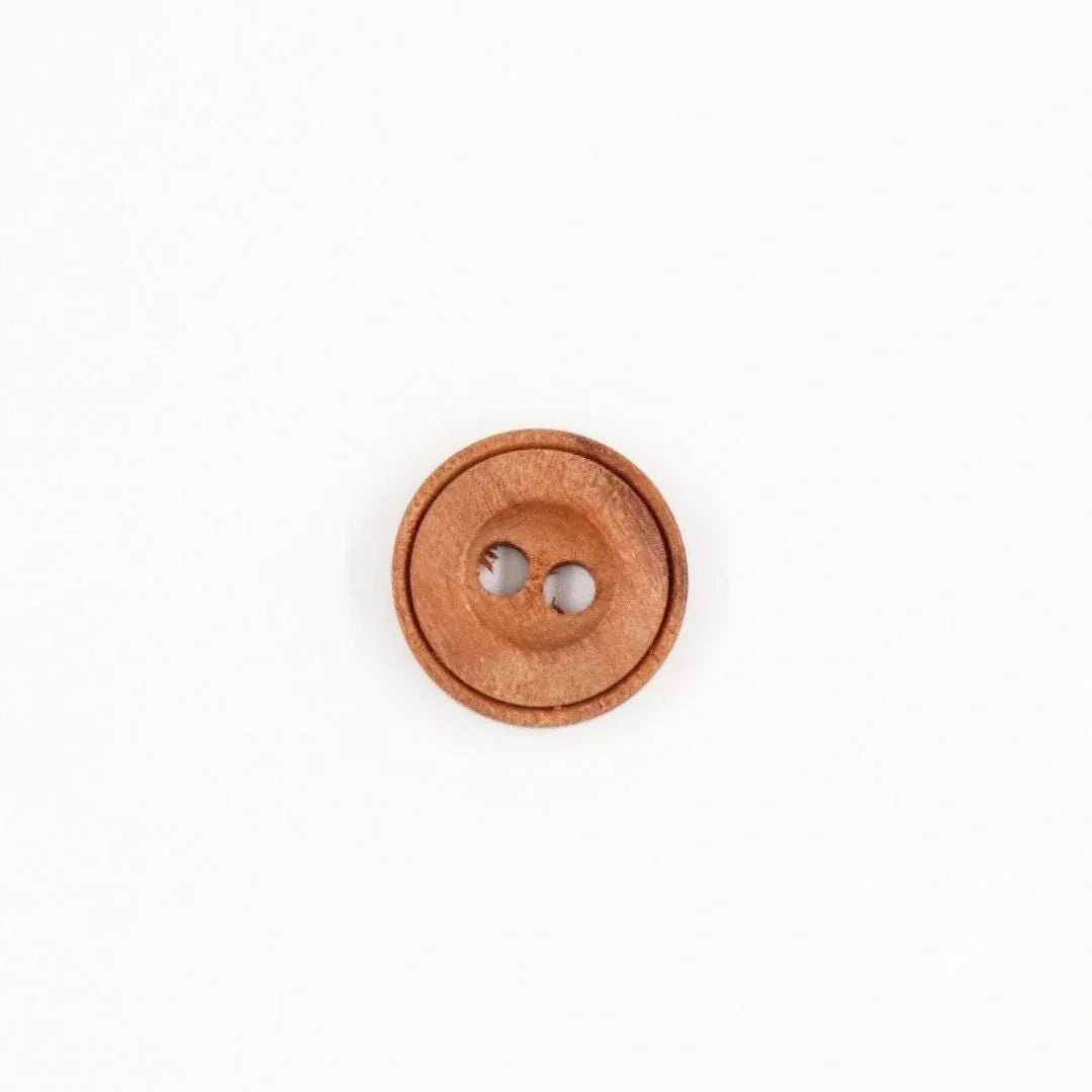 Holzknopf 2 Löcher | 22 mm - Stofftime