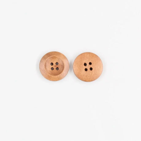 Holzknopf 4 Löcher | 25mm - Stofftime