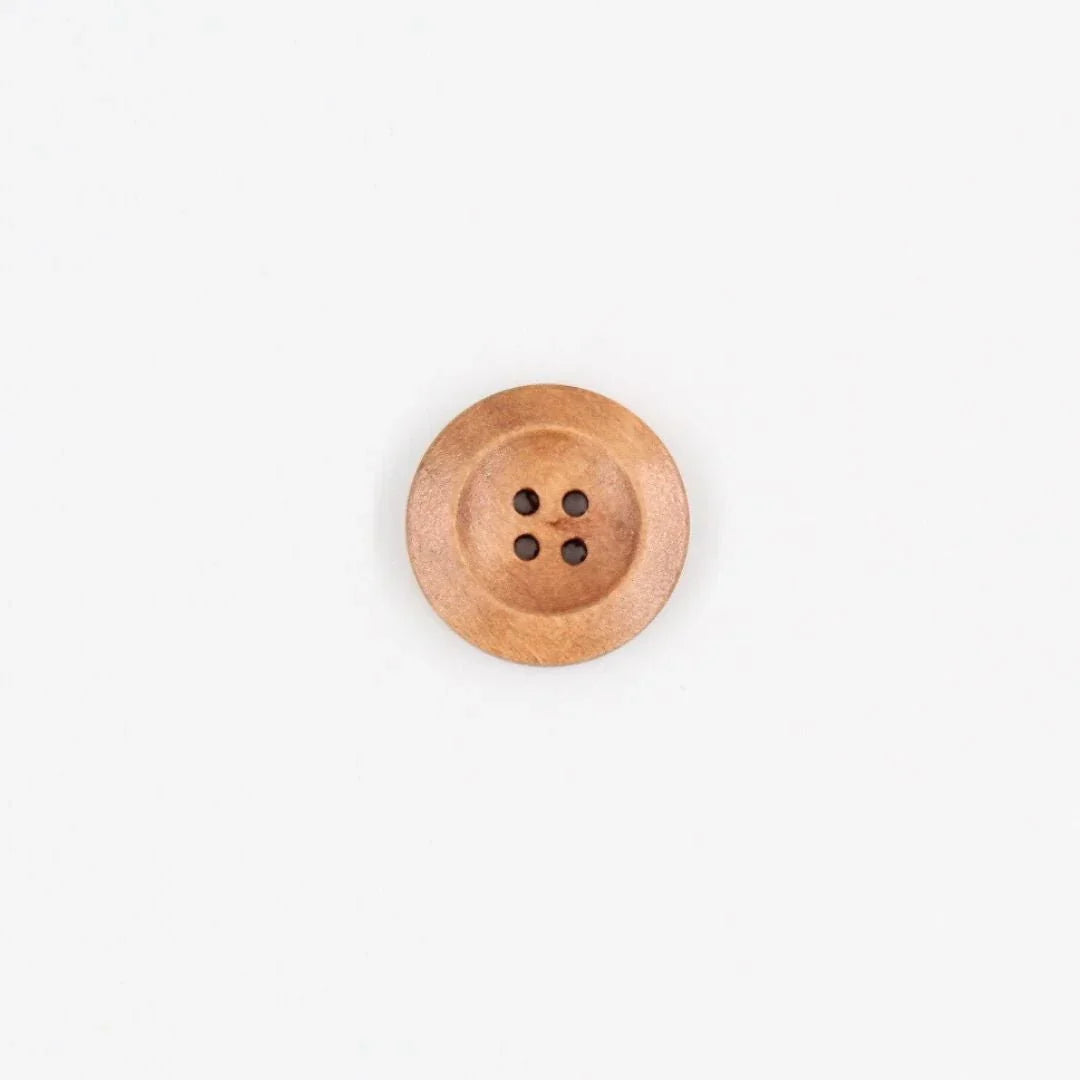 Holzknopf 4 Löcher | 25mm - Stofftime